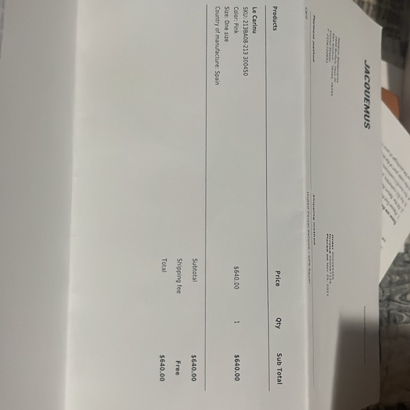 Jacquemus pink bag - Picture 5 of 5